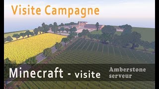 Minecraft  Visite dune campagne réaliste [upl. by Ziwot]