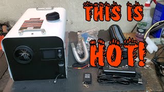 New and Improved VEVOR Diesel Air Heater 12V24V 8KW Bluetooth Startup and fuel economy test [upl. by Haroldson]