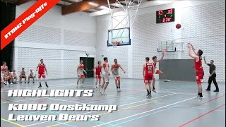 Highlights KBBC Oostkamp Vs Leuven Bears TDM2 PlayOffs [upl. by Ardnalak506]