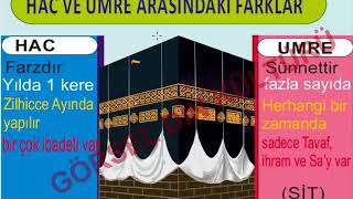 HAC 3 HAC VE UMRE ARASINDAKİ FARK [upl. by Wernsman]