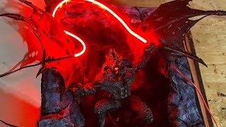 Bringing the Balrog to life LOTR book diorama [upl. by Inaffit]