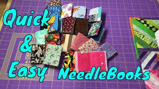 Quick and Easy Needle Book  Easy Beginner Sewing Project [upl. by Harneen]