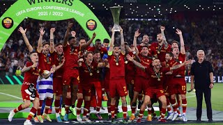 AS Roma  Feyenoord  Conference league final 2021  Highlights [upl. by Palecek]