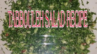 TABBOULEH SALAD RECIPE Arabic Saladcucumbercucumbertomatoonionsaladcucumbersalad [upl. by Sidnal]