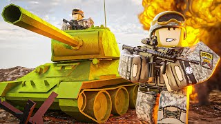 Destroying Enemy Forces In Roblox Battlefield [upl. by Goran]