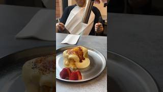 What you have to do before you start eating food brulee takeapicture funny funnyshorts [upl. by Assirec145]