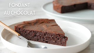 Le FONDANT AU CHOCOLAT  La recette facile du Meilleur Gâteau au Chocolat [upl. by Ute]