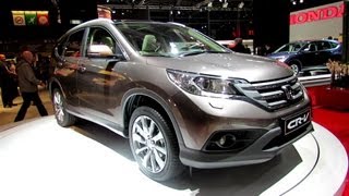 2013 Honda CRV Exclusive Navi  Exterior and Interior Walkaround  2012 Paris Auto Show [upl. by Leary]