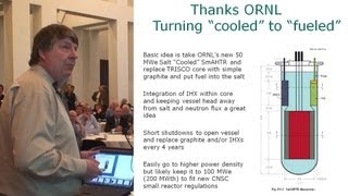 David LeBlanc  Molten Salt Reactor Designs Options amp Outlook  TEAC4 [upl. by Leynwad]