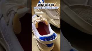 nike waffle debut sneakers  unbox with me [upl. by Lennaj]