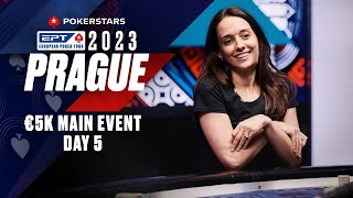 EPT Prague 2023 €5K Main Event  Day 5 Livestream [upl. by Derzon605]