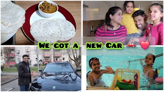 We got a new car ❤️  The best Soft and Spongy Dosa with an amazing side dish Recipe Swimming class [upl. by Wonacott637]