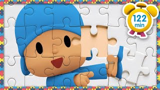 🧩 POCOYÓ en ESPAÑOL  Día Mundial del Puzzle 122 min  CARICATURAS y DIBUJOS ANIMADOS para niños [upl. by Keeryt]