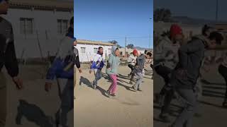 Traditional KhoiSan Rieldans Reel Dance performed by Aboriginal children in the Karoo [upl. by Nauqas113]