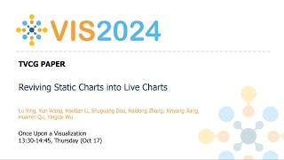 Reviving Static Charts into Live Charts  Fast Forward  VIS 2024 [upl. by Haakon]