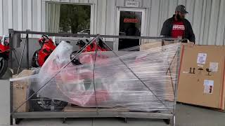 2022 Ducati Panigale V2 Bayliss edition Unboxing video unboxing [upl. by Ahseid]