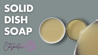 How To Make Solid Dish Soap Recipe [upl. by Ztirf]