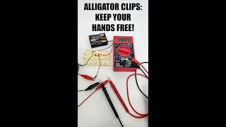 Multimeter Tip Using Alligator Clips [upl. by Coltun]