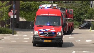 Brandweer politie en ambulance met spoed onderweg in Leiden [upl. by Reseta937]