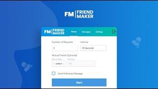 Friend Maker Demo  Add Friend bot for Facebook  Auto Add Friends Facebook Chrome Extension [upl. by Atiuqnahs]