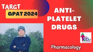 Antiplatelet Drugs Pharmacology  Target GPAT with KCL Tutorial [upl. by Toms715]