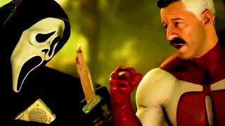 Mortal Kombat 1  Ghostface amp OmniMan Interaction Dialogue NEW [upl. by Shirley]