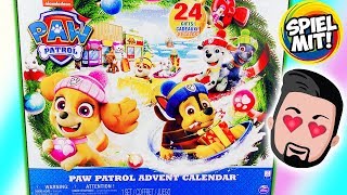 NEU 2018 PAW PATROL Adventskalender Alle 24 Türchen öffnen mit Kaan Weihnachten in Adventure Bay [upl. by Cornela]