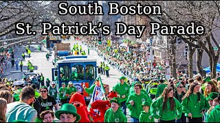 South Boston MA Saint Patricks Day Parade 3172024 [upl. by Artemus]