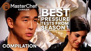 Best MasterChef Canada Pressure Tests From Season 1  MasterChef World [upl. by Aicrop]