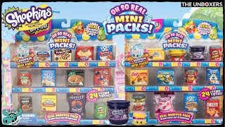 Shopkins Oh So Real Limited Edition Mini Packs [upl. by Graces]