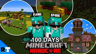 We Survived 100 Days in 120 Minecraft Hardcore Hindi [upl. by Ailey719]