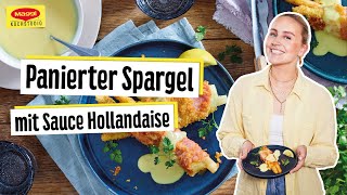 Panierter Spargel mit Sauce Hollandaise [upl. by Juliane]