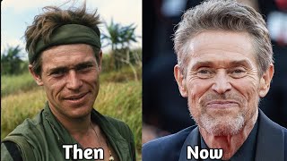 Platoon 1986 Cast  Then and Now 2024  Willem Dafoe [upl. by Dieball178]