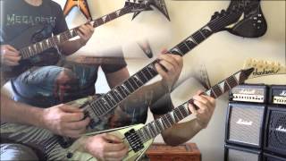 Megadeth  Lucretia All Guitar Cover No Backing Track [upl. by Cagle]