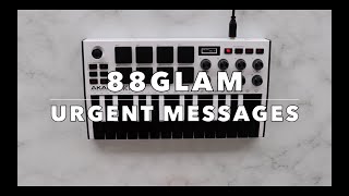 88Glam  Urgent Messages Remake  Stealth Remix Cover  AKAI Mini Piano  MPC Beats Live Tutorial [upl. by Elinor482]