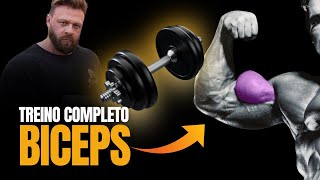 4 MELHORES EXERCICIOS PARA BICEPS COM HALTERES [upl. by Selegna]