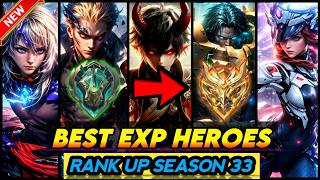 10 BEST EXP LANE HEROES SEASON 33 2024  Mobile Legends Tier List [upl. by Adnala]