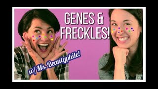 Freckle Genetics w Ms Beautyphile [upl. by Bergen561]