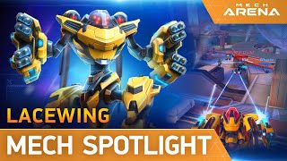 Mech Arena  Mech Spotlight  Lacewing [upl. by Dianna]