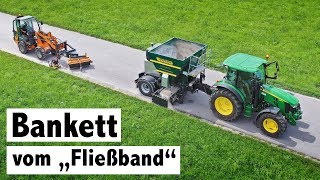 Bankettfertiger für den Traktor  Transporte Wesenauer  Kaiser Maschinenbau [upl. by Aleyam]