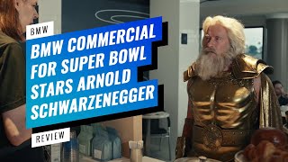 ▷ ARNOLD SCHWARZENEGGER es ZEUS en el ANUNCIO de BMW SuperBowlCommercials2022 [upl. by Northey]