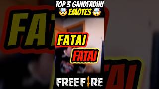 Top 3 Fadu Emotes In Free Fire 😱❓trending freefire shorts [upl. by Leontyne]