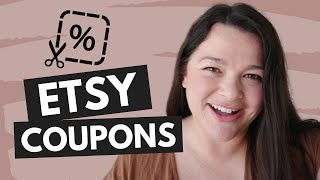 How to set up coupon codes for you Etsy Shop  Etsy Beginners guide [upl. by Nessi]