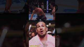 FIGHTERS REACT TO MAX HOLLOWAYS KNOCKOUT ufc mma ufc300 knockouts [upl. by Pelpel]