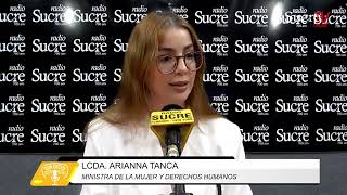 LCDA ARIANNA TANCA MACCHIAVELLO MINISTRA DE LA MUJER Y DERECHOS HUMANOS [upl. by Anisirhc]