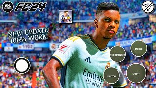 FIFA 16 MOD FC 24 OFFLINE  All TOURNAMENTS  FIFA 16 MOBILE ANDROID New Graphics  HD  Gameplay V6 [upl. by Hayyim]