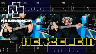 Rammstein  Herzeleid Guitar Cover Tab [upl. by Ress]