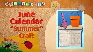 June Calendar  Crafts with Miss Kim [upl. by Geithner]