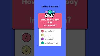 Spanish quiz  Food amp drinks Spanish vocabulary  Spanish for beginners [upl. by Rosmunda803]