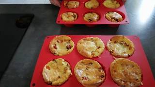 Mini quiches sans pâte aux petits légumes [upl. by Gavette]